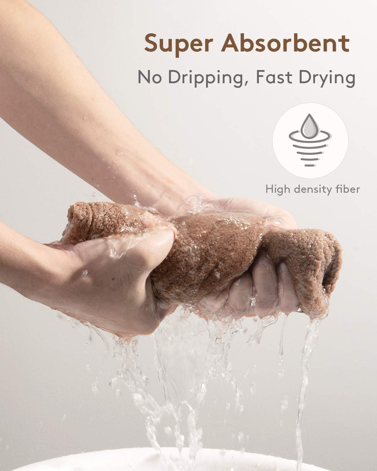 "Ultimate 3-Pack Microfiber Hair Towel Wraps with Button - Super Absorbent, Fast-Drying, Anti-Frizz Solution for Curly Hair!"