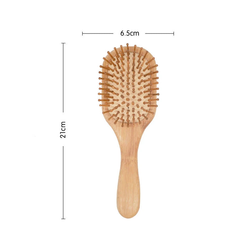 "Revitalize Your Hair with Our Professional Bamboo Paddle Comb - Healthy Scalp Massage Brush for Hair Loss Care!"