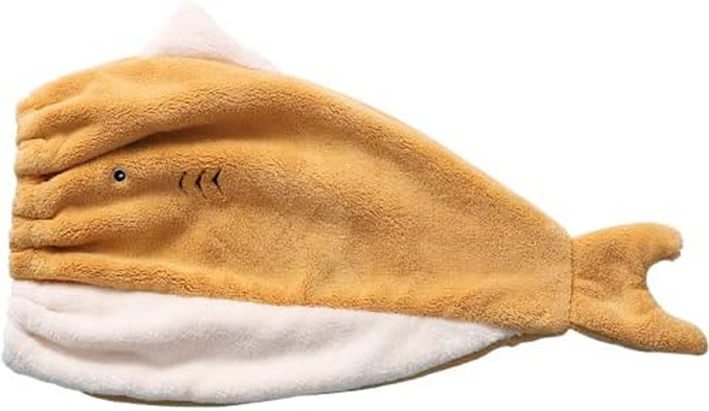 Children's Cartoon Microfiber Hair Drying Towel Set – Quick-Dry Bath Wrap and Soft Cap for Long, Curly Hair – Yellow